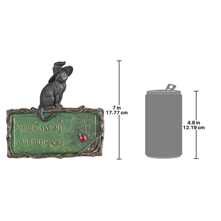 Design Toscano Witch's Cat SpellCasting Sign & Reviews Wayfair